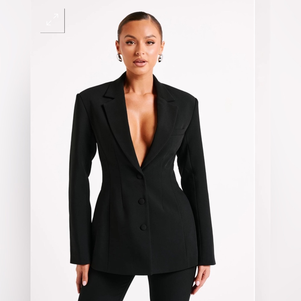 Meshki Cinched Waist Blazer